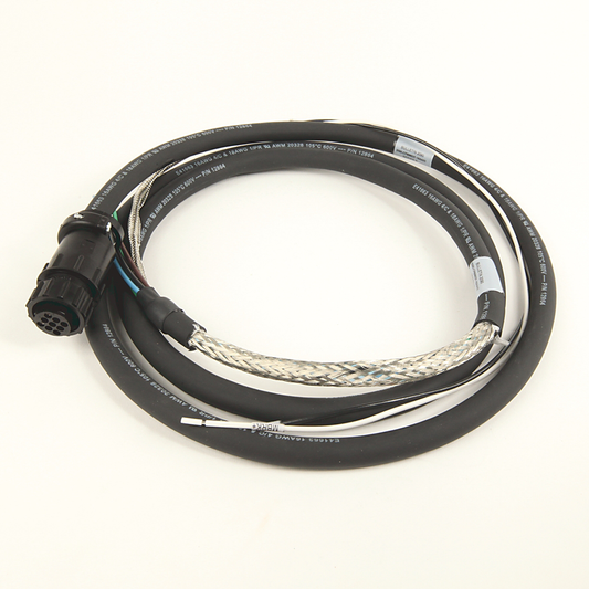 Cable de alimentación y cableado, M-Circ. Plástico, D-Flying Lead, 16 AWG, Estándar, 2 m