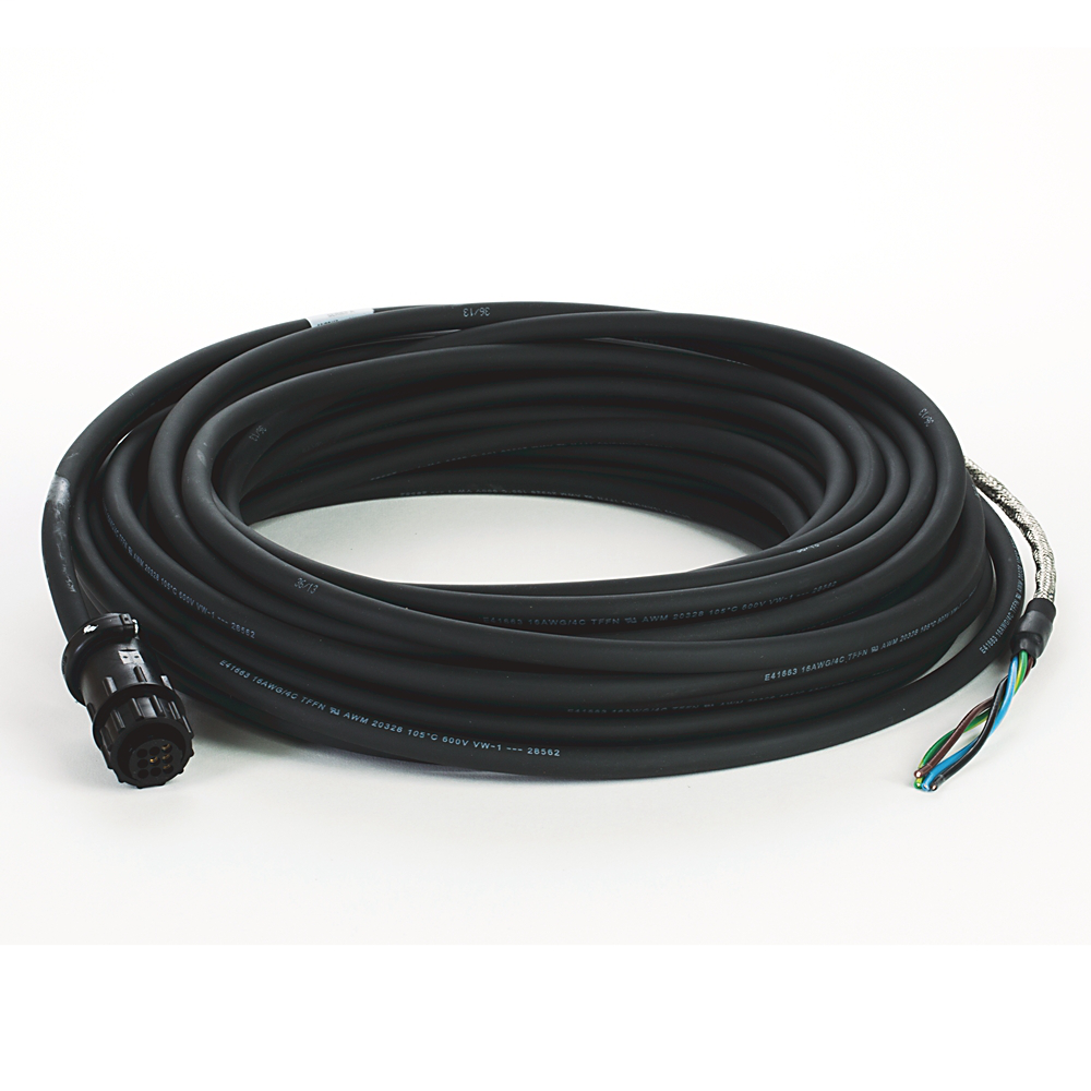 2090-CPWM6DF-16AA20 - Cable de alimentación, circuito M, plástico, cable D, 16 AWG, estándar, 20 m