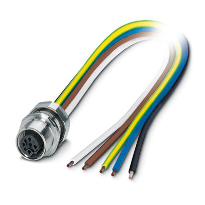 1424023 - SACC-EC-M12FSB-5CON-PG9/0,5 VA - Device connector front mounting