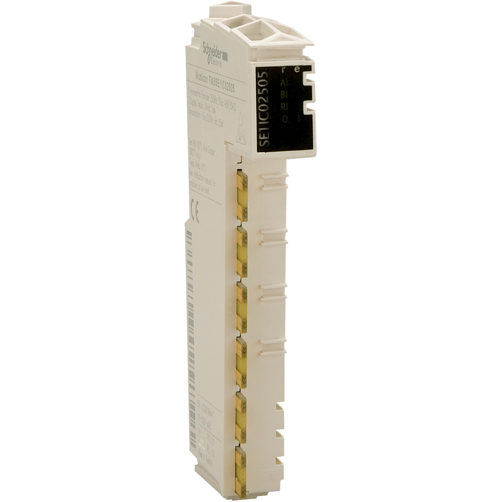 TM5SE2IC01024 - Módulo contador, Modicon TM5, 2 incrementales de alta velocidad, 100 KHz