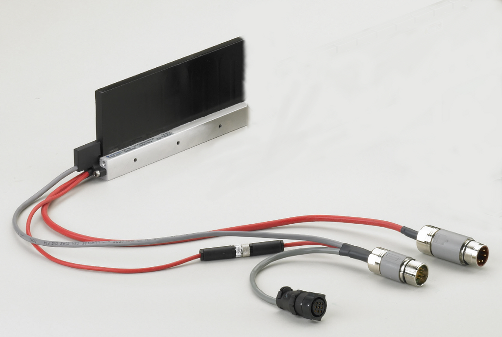 LDL-T050360-DHT11 - Servomotores lineales de las series LDC y LDL, bobina gruesa (alta fuerza), ancho 50, 360 mm (14,17 pulg.), bobinado D (alta velocidad), efecto Hall (trapezoidal)