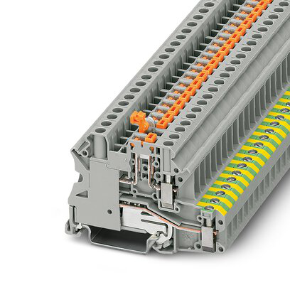 3070011 - UT 4-PE/MT - Bloque de terminales modular de tierra