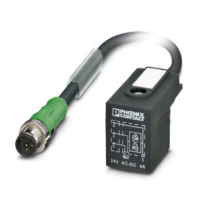 1416157 - SAC-MS/0,3PVC/BI-1LZ110V BK180 - Sensor/actuator cable