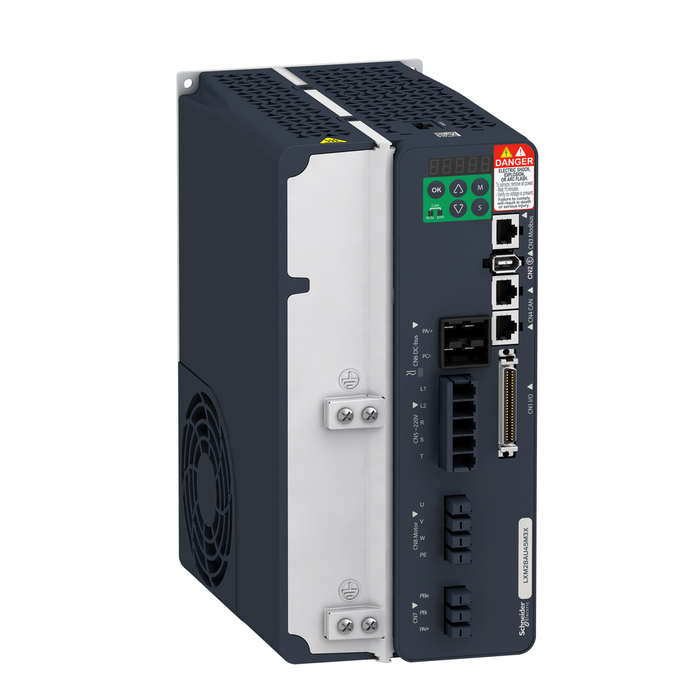 LXM28AU45M3X - motion servo drive, Lexium 28, three phase, 200 to 240V, 4.5kW