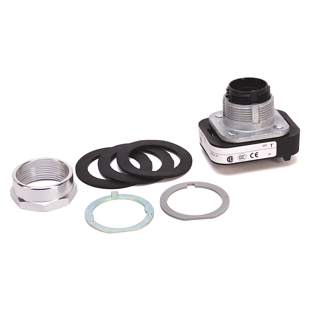 800T-FX24GA1 - 30.5mm Type 4/13 2 Pos. PB-Non-Illum., Mushroom Hd (Push-Pull), Black, 1 N.C.L.B MaxDuty & 1 NOEM & 1 NO-1 NC & 1 N.O. MaxDuty