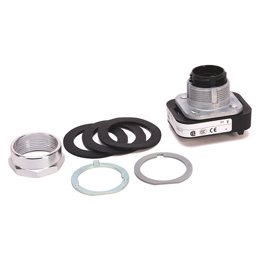 800T-FX4A5 - 30.5mm Type 4/13 2 Pos. PB-Non-Illum., Mushroom Hd (Push-Pull), Gray, 2 NCLB