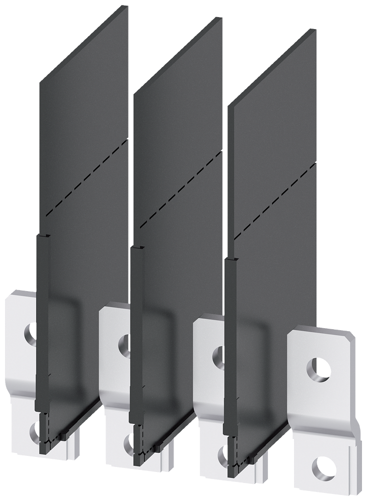 3VA9154-0QB00 - BRKR 3VA1 160A BARRA COLECTORA FRONTAL 4 PIEZAS ACC