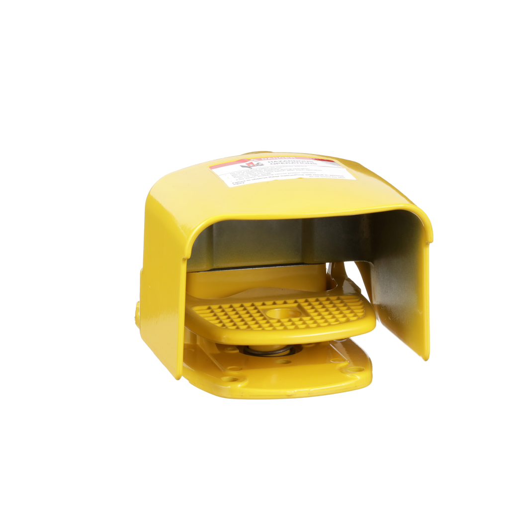 9002AW6 - Foot Switch, Harmony 9002AW, industrial, pedal and side shields, SPDT contact, NEMA 4, 13 enclosure, two stage, 5A at 600V AC