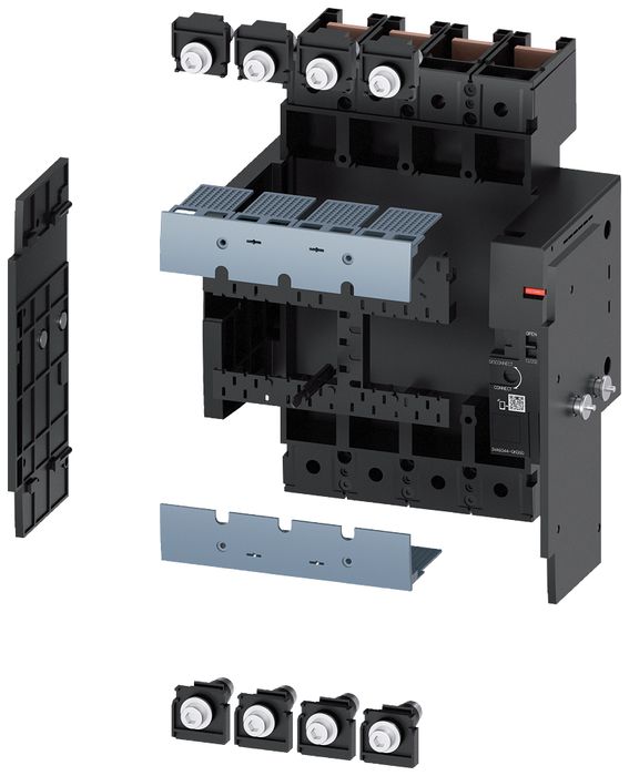 3VA9344-0KD00 - BREAKER 3VA6 400 4P COMPLETE DRW OUT KIT