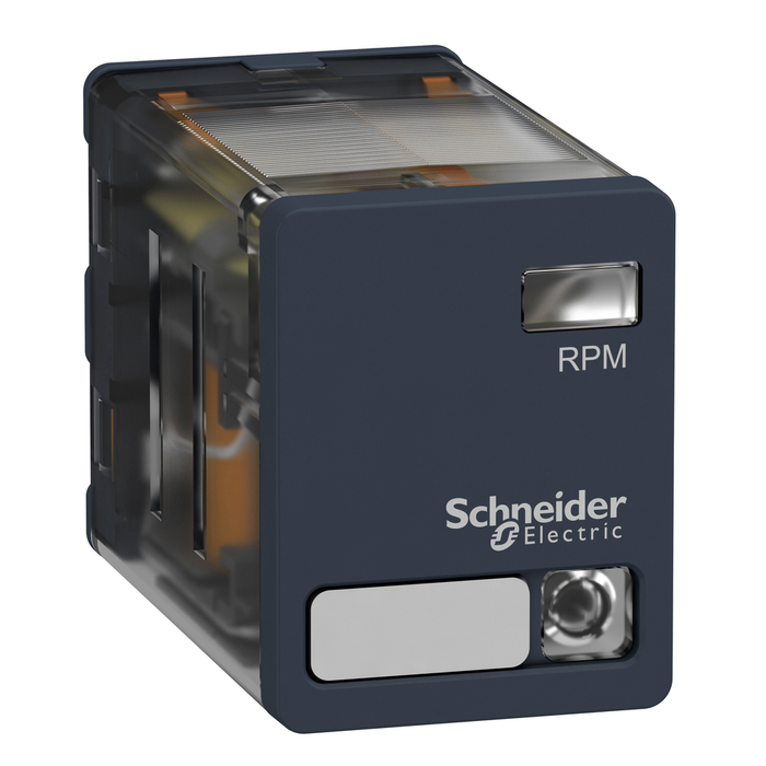 RPM23BD - Power plug in relay, Harmony, 15A, 2CO, with LED, 24V DC