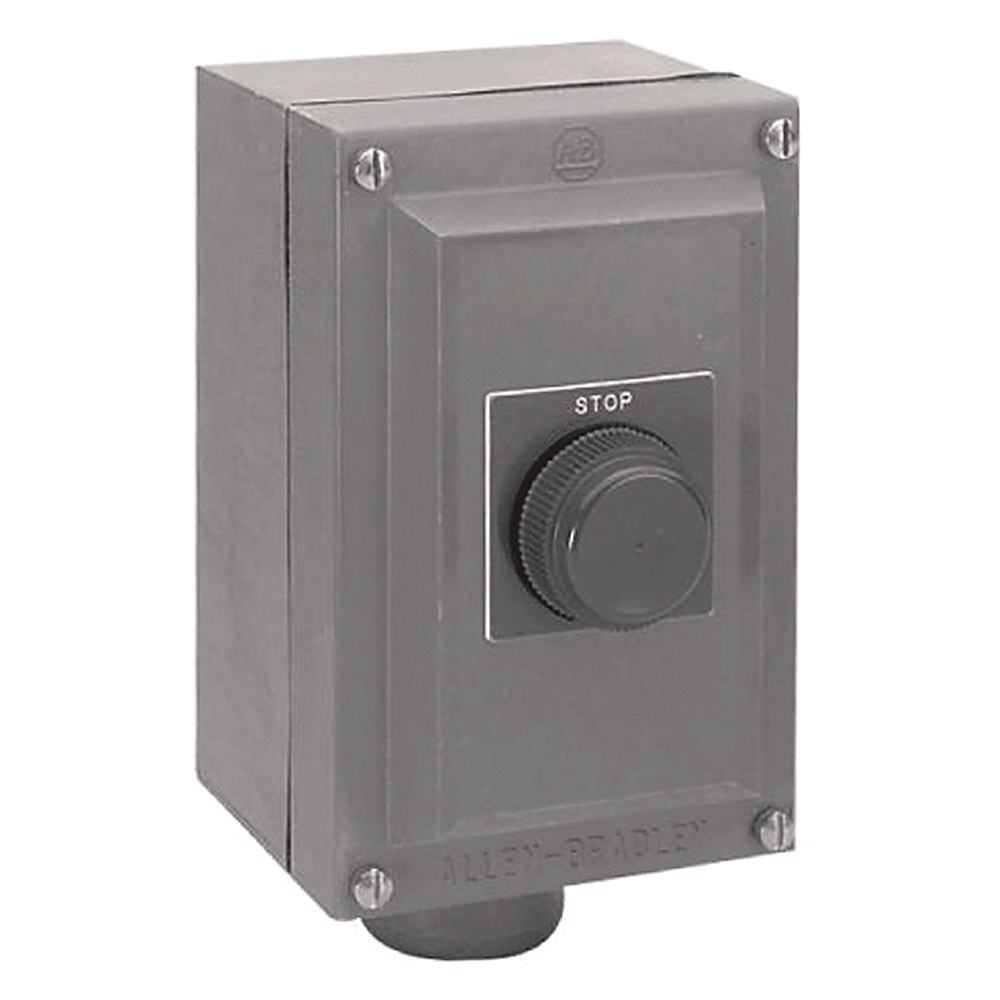 800H-1HA4R - 800H Type 4X Assembled Station, Rosite, Booted Operators