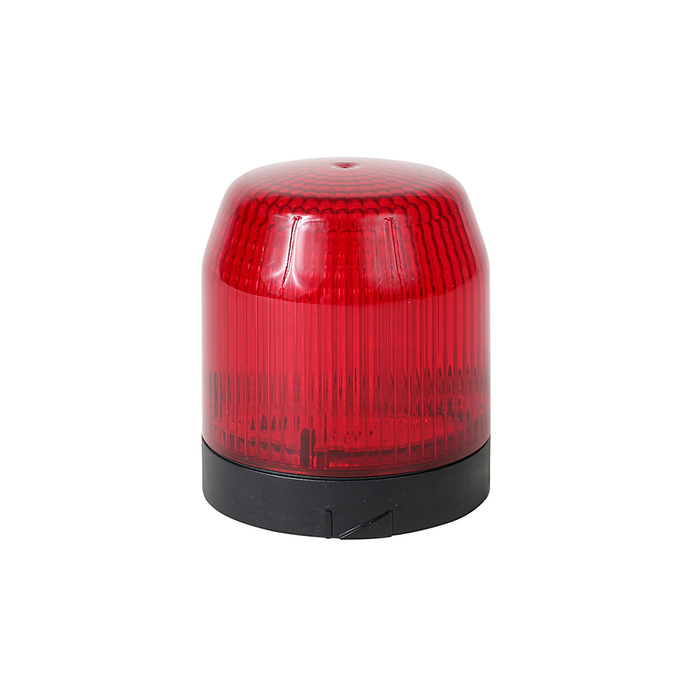 856T-BRB4 - 856T 70 mm Light Modules, Black Housing Color, 24V Rotating LED, Non-Stackable Beacon Style, Red Output Color, Standard Lens Finish