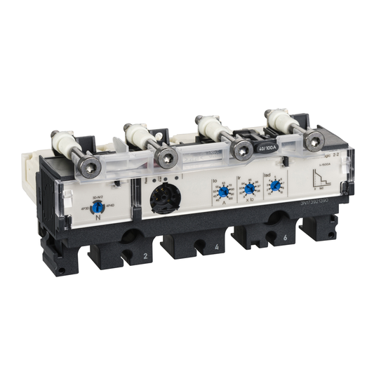 LV429082 - Unidad de disparo MicroLogic 2.2 para interruptores automáticos Compact NSX 100/160/250, electrónica, capacidad 40 A, 4 polos 4d