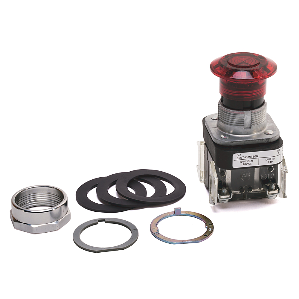 800T-QMBH2RX - 800T-QMBH2RX - 800T Momentary Contact, Illuminated