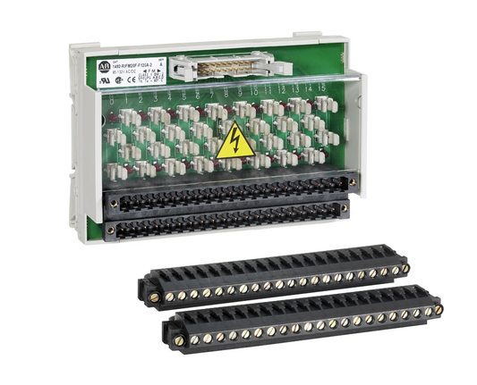 1492-RIFM20F-F120A-2 - Digital IFM w/field Removable Terminal Block, (RTB) 20-Pin cable header, Fused w/extra terminals & 120Vac/dc BF LED indicators for inputs, , , Digital Interface Module w/ Removable Terminal Block