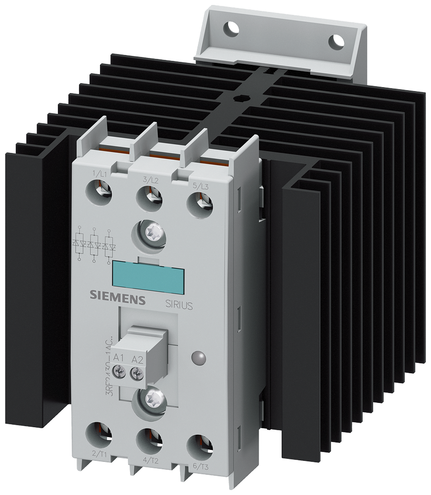 3RF2430-1AC55 - SS CONT, 30A, 48-600V, 3P, 230VAC, ZP, SCREW