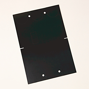 140G-K-BP3 - Marco-K, placa trasera, 3 polos, cantidad 10