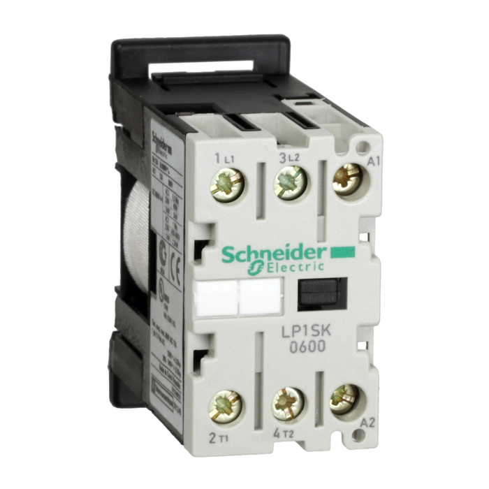 LP1SK0600BD - mini contactor, TeSys SK, 2P(2NO), AC-1, 690V 12A, 24V DC coil