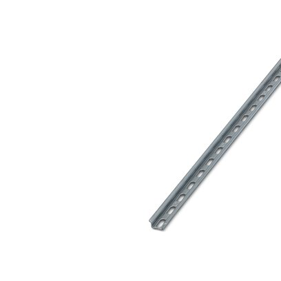 1401608 - NS 15 BLK PERF 2000MM VPE 10 - Riel DIN perforado