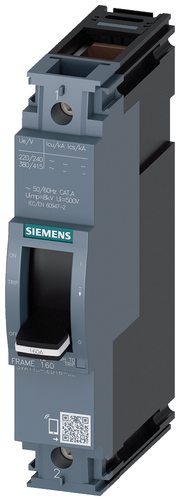 3VA1150-3ED16-0AA0 - CAJA DE CONEXIÓN FTFM BRKR 3VA11 1P 50A 25KA