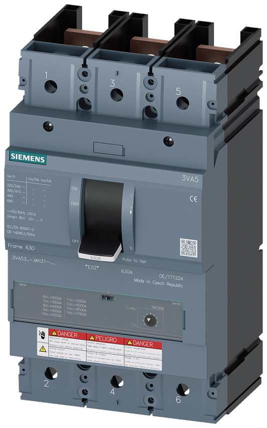 3VA5325-0MH31-0AA0 - BRKR 3VA53 3P 250A 65KA MCP ALTA