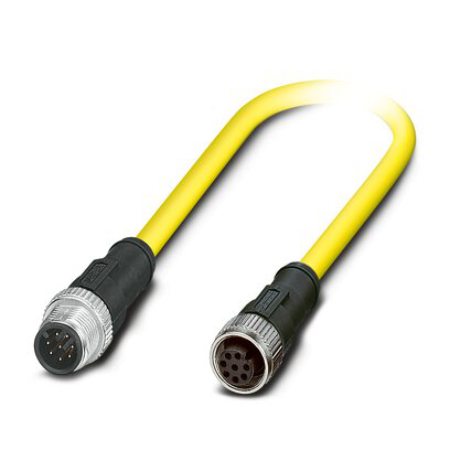 1417915 - SAC-8P-M12MS/15,0-542/M12FS BK - Sensor/actuator cable