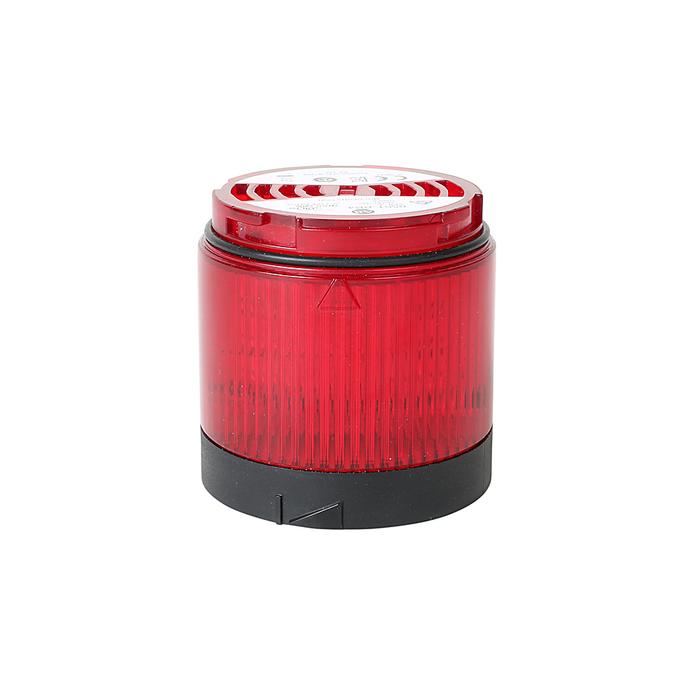 856T-BR4 - 856T 70 mm Light Modules, Black Housing Color, 24V , Rotating LED, Red Output Color, Standard Lens Finish