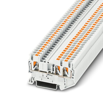 3209550 - PT 2,5-TWIN WH - Bloque de terminales de paso