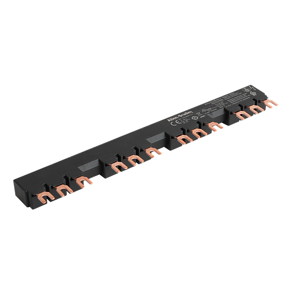 140MP-A-W452 - Accesorios 140MP, barra colectora compacta de 65 A, espaciado de 45 mm, 2 x 3 enlaces de terminales