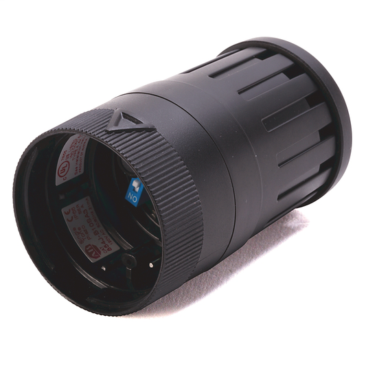854J-B10SA3 - Módulo de sonido Boletín 854J, carcasa negra, voltaje de control de 120 V CA, piezoeléctrico de circuito único, constante/pulsante con interruptor