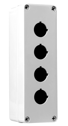 800H-4HZ4C - Caja de propósito definido 800H (30,5 mm), 250 mm x 80 mm x 85 mm (9,84 pulg. x 3,15 pulg. x 3,35 pulg.), gris