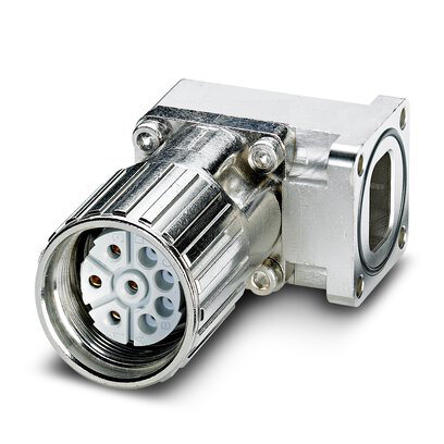 1607429 - SF-7ES1N8AYW00 - Device connector, front mounting with knurled nut