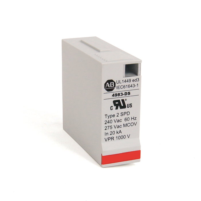 4983-DS230-40 - 4983 Surge and Filter Protection, Din Rail Mount, UL 1449, 230-240V AC, 40kA, Replacement Surge Module