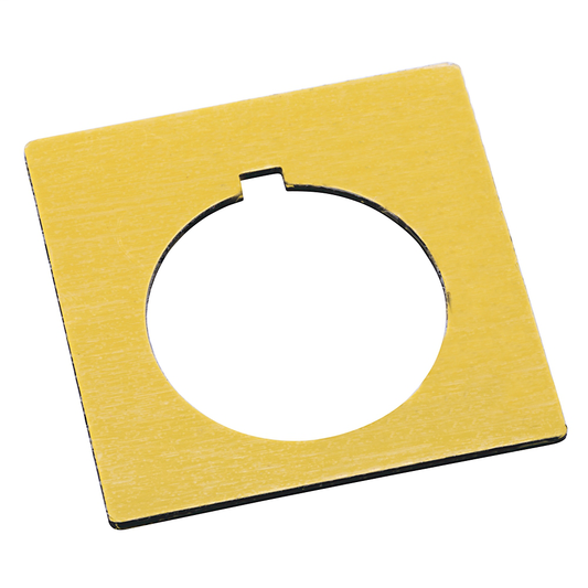 800T and 800H Accessories, 800H-W700 30mm 800H Yellow Blank Legend Plate