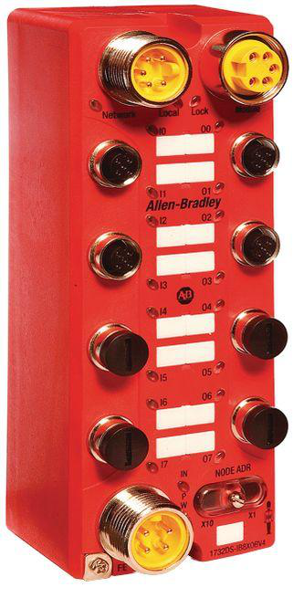 1732DS-IB8XOBV4 - DeviceNet Safety ArmorBlock Input Module, 8 Inputs, 8 Test Outputs, 4 Solid State Bi-Polar Outputs