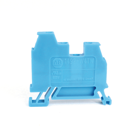 1492-W4-OR - Bloque de terminales IEC 1492-W, bloques de paso ahorradores de espacio, 4 mm (# 22 AWG - # 10 AWG) o 2,5 mm (# 22 AWG - # 12 AWG), bloque de terminales de circuito único, naranja
