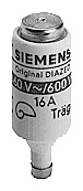 5SD8016 - DIAZED FUSE LINK, 16 AMP, 660VAC, 600VDC