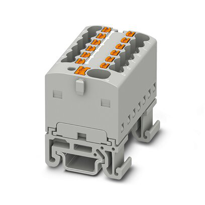 1046985 - PTFIX 4/12X1,5-NS15A GY - Distribution block