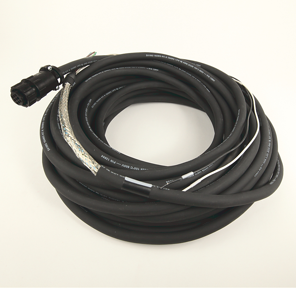 2090-CPBM6DF-16AA20 - Cable Power&BK,M-Circ. Plastic,D-Flying Lead,16AWG,Std,20M