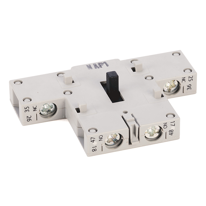 194E-A-PL11 - 194E Accessories, Auxiliary Contact Block, 16 - 100A, 1 N.O. 1 N.C.L.B., Base / DIN Rail Mount