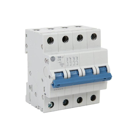 188-J4C320 - Boletín 188, configuración estándar, 10 kA, 4 polos, curva de disparo C, 32 A, sin neutro