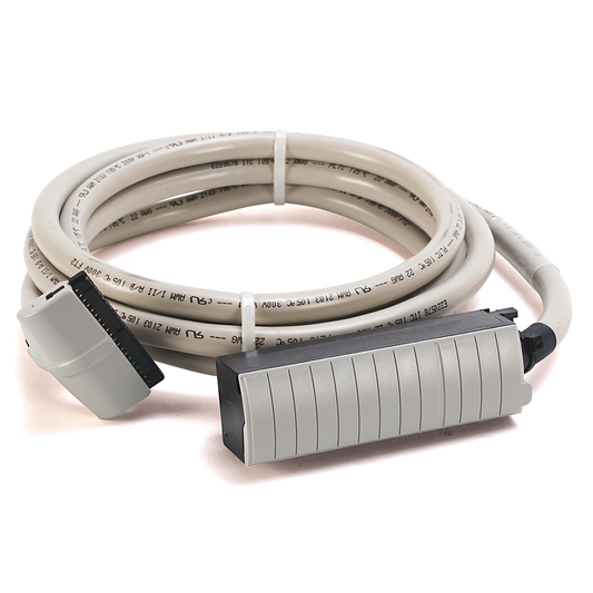 1492-CABLE025Z - Pre-wired cable for 1756 32-pt I/O Modules, 40 conductors, #22 AWG, w/1756-TBCH connector & IFM 40-pin connector, length 2.5 meter (8.2 feet)