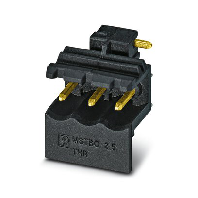 2201555 - MSTBO 2,5/ 3 G1R THR BK AU CR2 - Conector PCB (Cantidad: 50)
