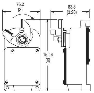 801 General Purpose Limit Switch, Stroke Lever Type, Snap Action, Maintained, Type 9 Housing Style, Arrangement C