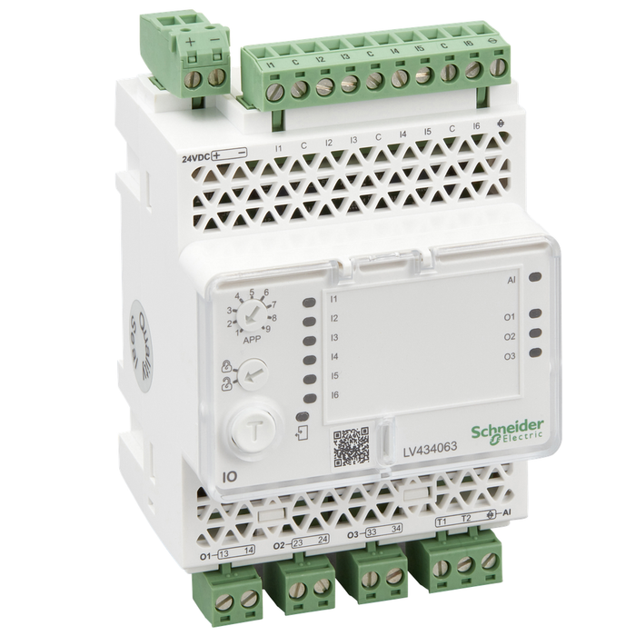 LV434063 - I/O (input/output) application module, Enerlin'X