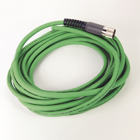 2090-CFBM7DF-CDAF09 - SpeedTEC Cable, Motor Feedback Only, SpeedTec DIN Connector, Drive-end, Flying-lead, Incremental Encoder Type, Continuous-Flex, 9 Meters