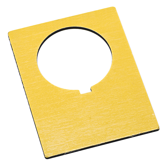800H-W700J - 800T and 800H Accessories, 800H-W700J 30mm 800H Yel. Blank Jumbo Legend Plate