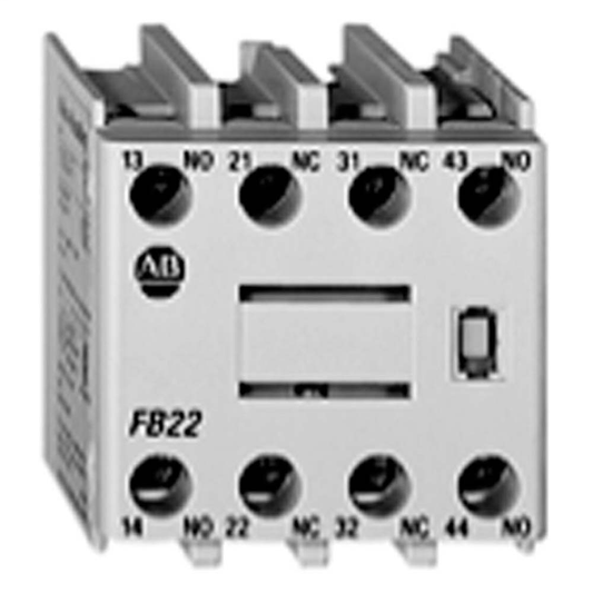 100-CRFA20 - Accesorios para MCS 100-C, 104-C, 700-CF, 700S-CF, bloque de contactos auxiliares, montaje frontal, terminales de abrazadera de resorte, 2 NA 0 NC, montaje frontal, a partir de 5, 2 NA - 0 NC