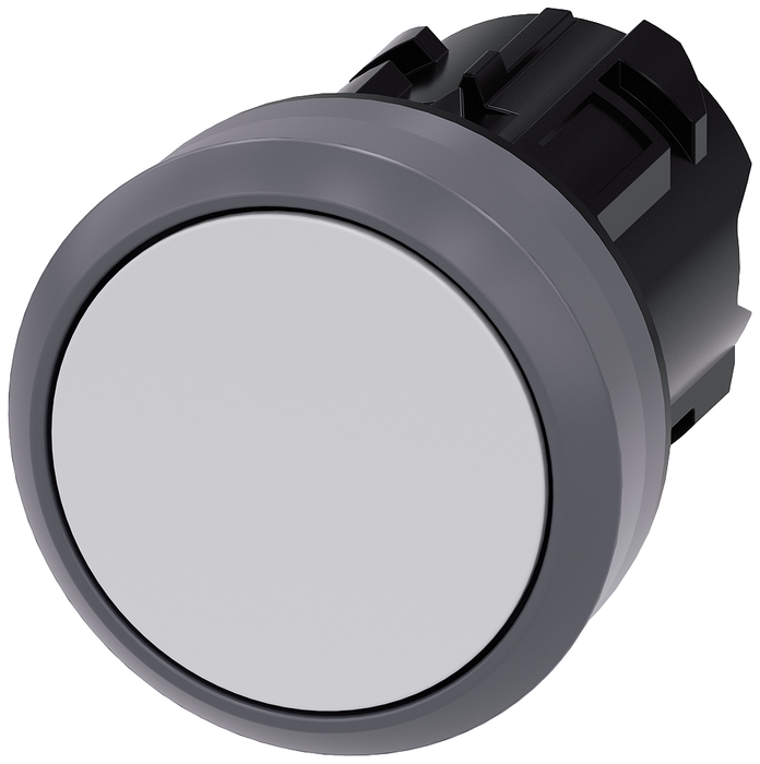 3SU10300AA600AA0 - PUSHBUTTON, MTND, WHT, FLUSH