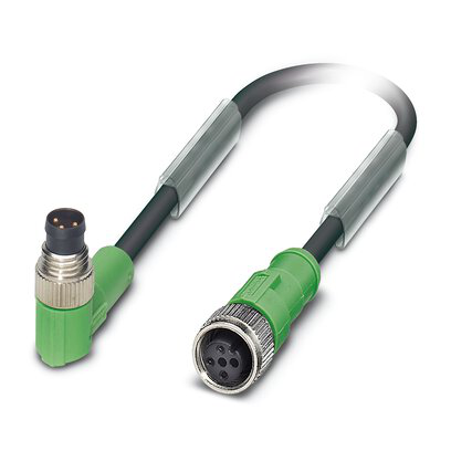 SAC-3P-M 8MR/0,3-PUR/M12FS - Cable sensor/actuador
